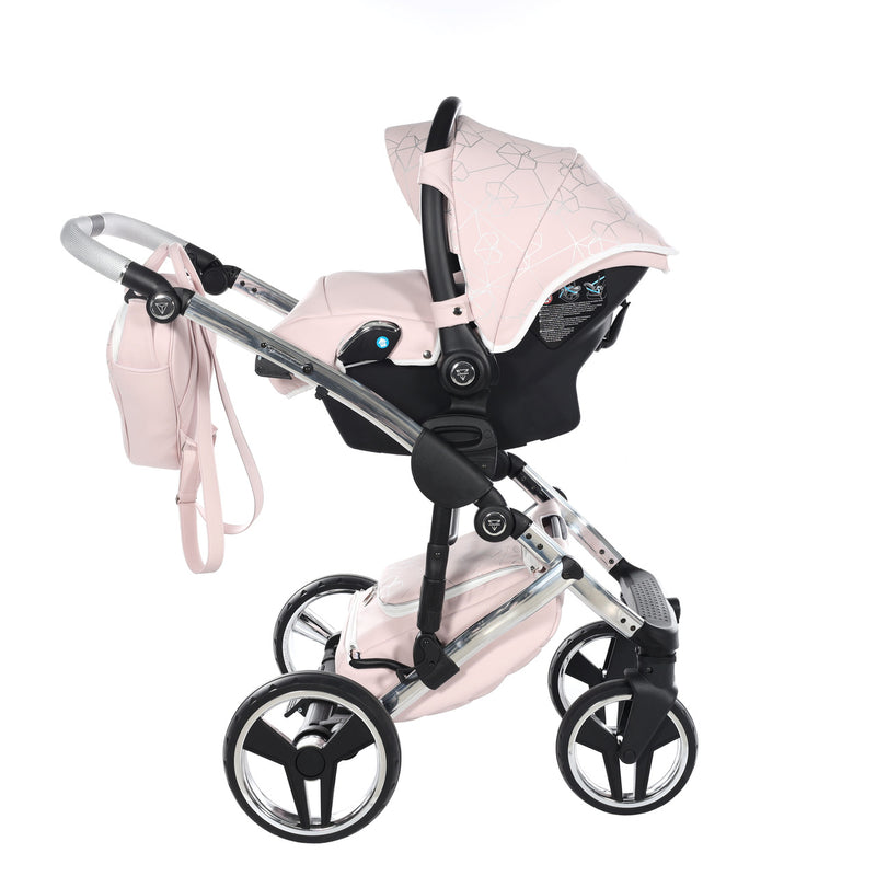 JUNAMA HEART PINK - 4IN1 (INCLUDES CAR SEAT & ISOFIX BASE)