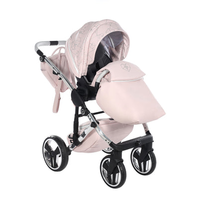 JUNAMA HEART PINK- 3IN1 (INCLUDES CAR SEAT)