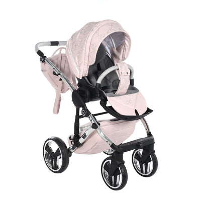 JUNAMA HEART PINK- 3IN1 (INCLUDES CAR SEAT)