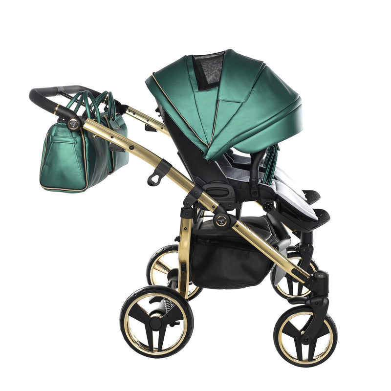 JUNAMA FLUO LINE DUO GREEN - 2IN1 (2 X CARRYCOTS & 2 X SEAT UNITS)