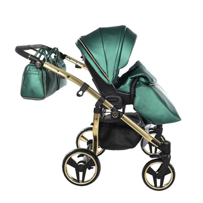 JUNAMA FLUO LINE DUO GREEN - 2IN1 (2 X CARRYCOTS & 2 X SEAT UNITS)