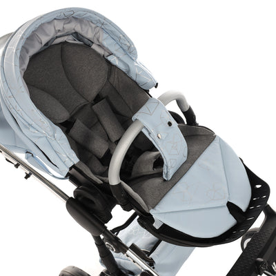 JUNAMA HEART BLUE - 3IN1 (INCLUDES CAR SEAT)