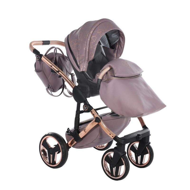 JUNAMA HEART MAUVE - 4IN1 (INCLUDES CAR SEAT & ISOFIX BASE)