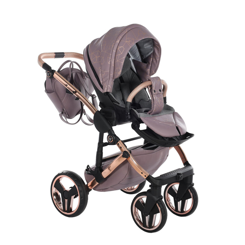 JUNAMA HEART MAUVE - 4IN1 (INCLUDES CAR SEAT & ISOFIX BASE)