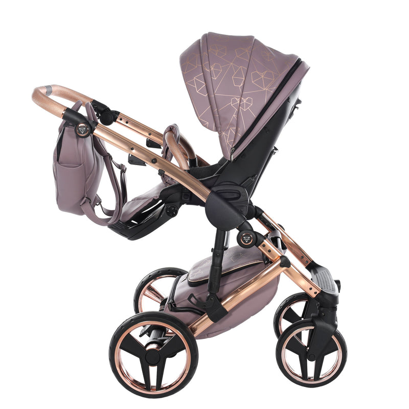 JUNAMA HEART MAUVE - 4IN1 (INCLUDES CAR SEAT & ISOFIX BASE)