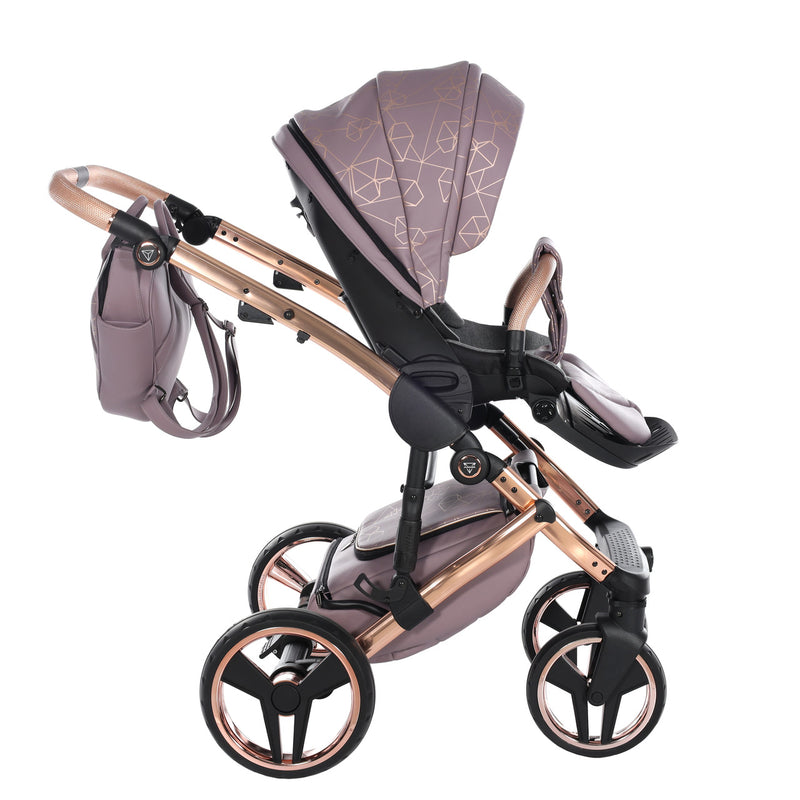 JUNAMA HEART MAUVE - 4IN1 (INCLUDES CAR SEAT & ISOFIX BASE)