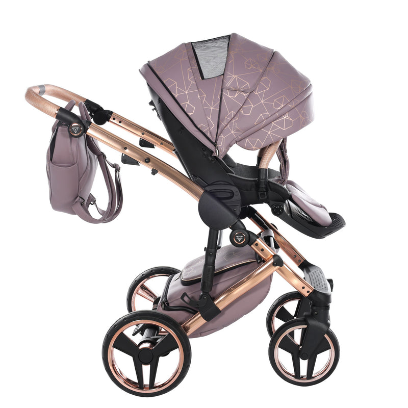 JUNAMA HEART MAUVE - 4IN1 (INCLUDES CAR SEAT & ISOFIX BASE)