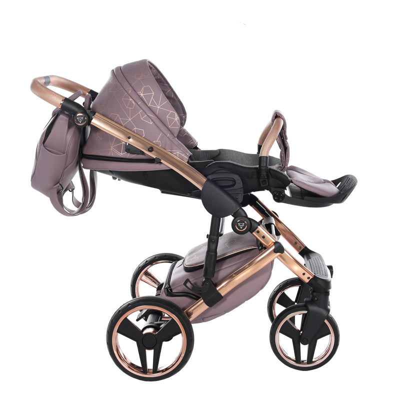 JUNAMA HEART MAUVE - 4IN1 (INCLUDES CAR SEAT & ISOFIX BASE)