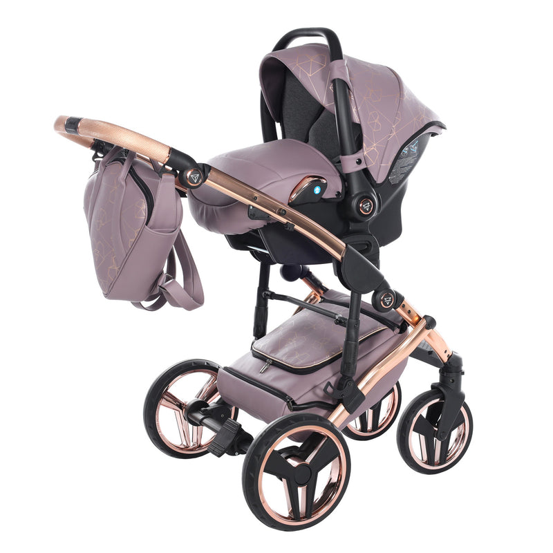 JUNAMA HEART MAUVE - 3IN1 (INCLUDES CAR SEAT)