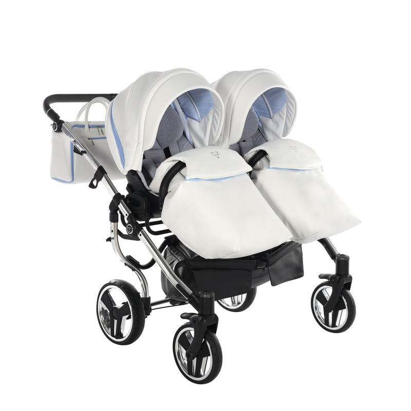 JUNAMA CANDY BLUE DUO - 2IN1 (2 X CARRYCOTS & 2 X SEAT UNITS)