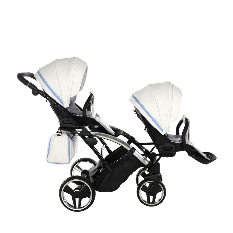 JUNAMA CANDY BLUE DUO SLIM - 2IN1 (2 X CARRYCOTS & 2 X SEAT UNITS)