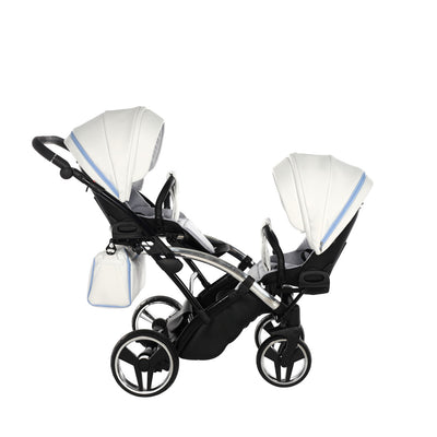 JUNAMA CANDY BLUE DUO SLIM - 2IN1 (2 X CARRYCOTS & 2 X SEAT UNITS)