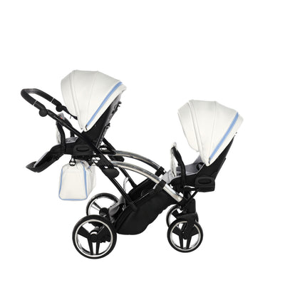 JUNAMA CANDY BLUE DUO SLIM - 2IN1 (2 X CARRYCOTS & 2 X SEAT UNITS)