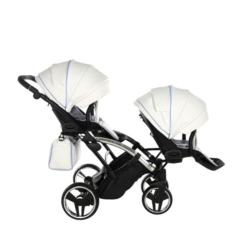 JUNAMA CANDY BLUE DUO SLIM - 2IN1 (2 X CARRYCOTS & 2 X SEAT UNITS)