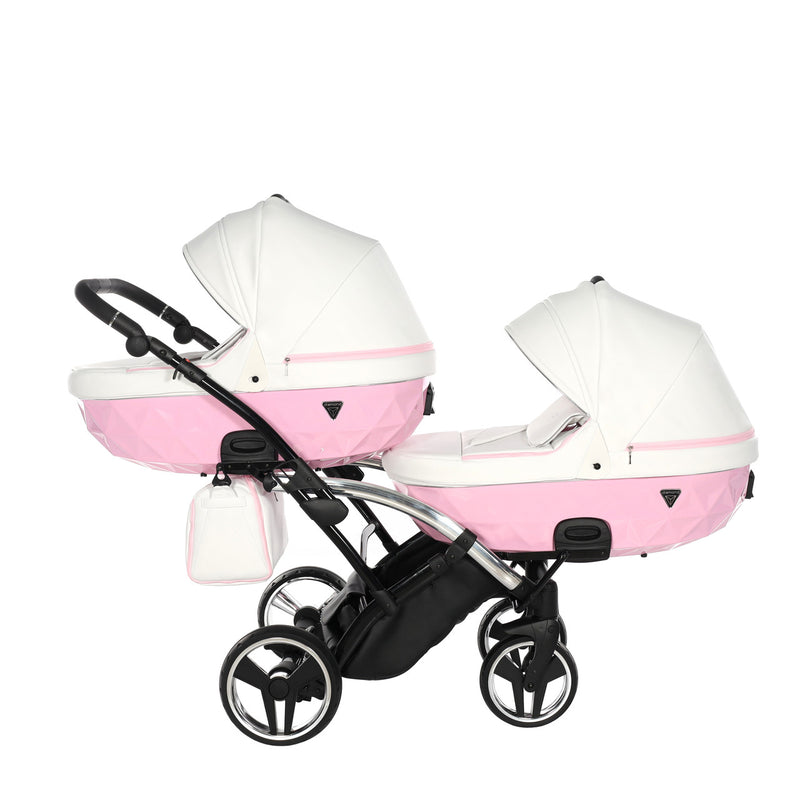 JUNAMA CANDY PINK DUO SLIM - 4IN1 (INCLUDES 2 X CAR SEAT & 2 X ISOFIX BASE)