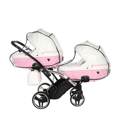 JUNAMA CANDY PINK DUO SLIM - 4IN1 (INCLUDES 2 X CAR SEAT & 2 X ISOFIX BASE)