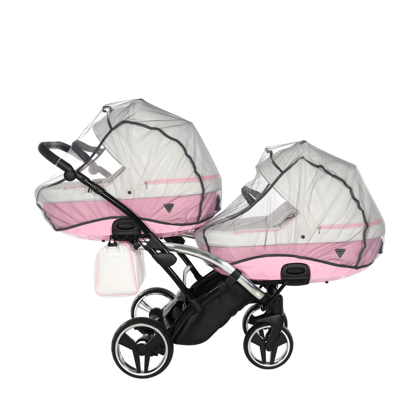 JUNAMA CANDY PINK DUO SLIM - 4IN1 (INCLUDES 2 X CAR SEAT & 2 X ISOFIX BASE)