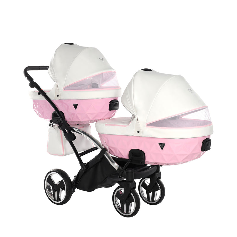 JUNAMA CANDY PINK DUO SLIM - 4IN1 (INCLUDES 2 X CAR SEAT & 2 X ISOFIX BASE)