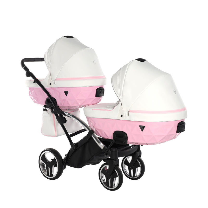 JUNAMA CANDY PINK DUO SLIM - 4IN1 (INCLUDES 2 X CAR SEAT & 2 X ISOFIX BASE)