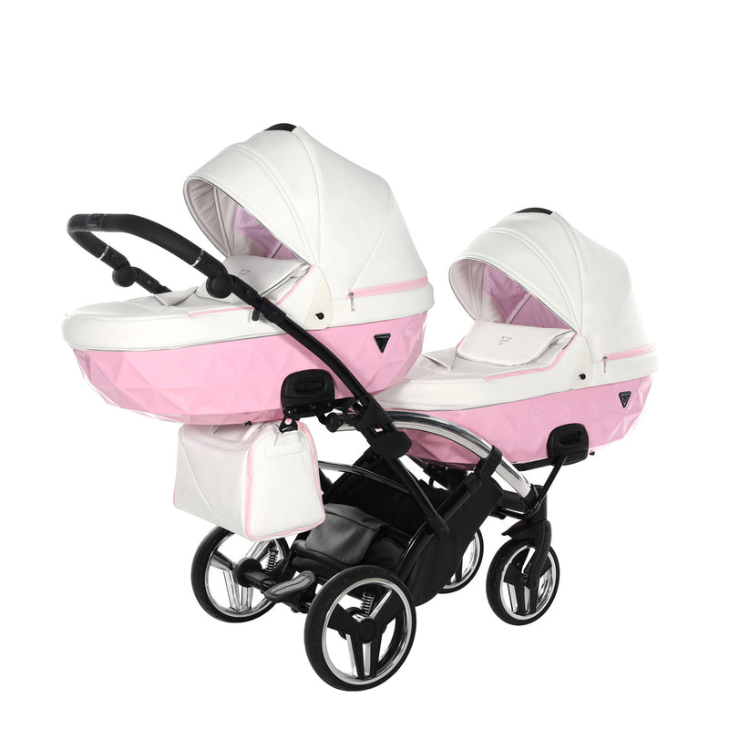 JUNAMA CANDY PINK DUO SLIM - 4IN1 (INCLUDES 2 X CAR SEAT & 2 X ISOFIX BASE)