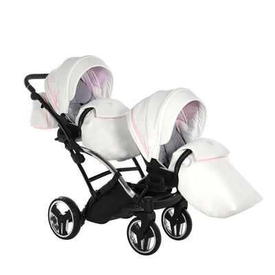 JUNAMA CANDY PINK DUO SLIM - 4IN1 (INCLUDES 2 X CAR SEAT & 2 X ISOFIX BASE)