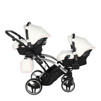 JUNAMA CANDY PINK DUO SLIM - 4IN1 (INCLUDES 2 X CAR SEAT & 2 X ISOFIX BASE)