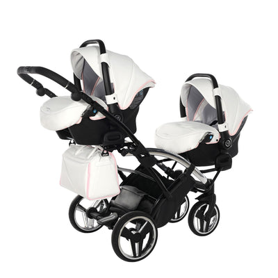 JUNAMA CANDY PINK DUO SLIM - 4IN1 (INCLUDES 2 X CAR SEAT & 2 X ISOFIX BASE)