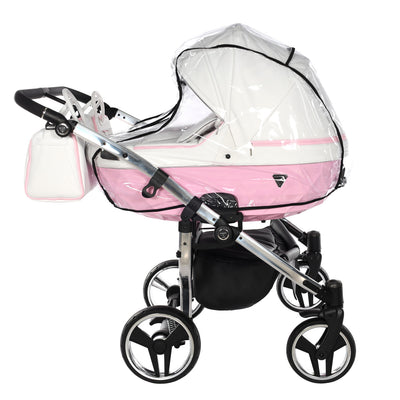 JUNAMA CANDY DUO PINK - 2IN1 (2 X CARRYCOTS & 2 X SEAT UNITS)