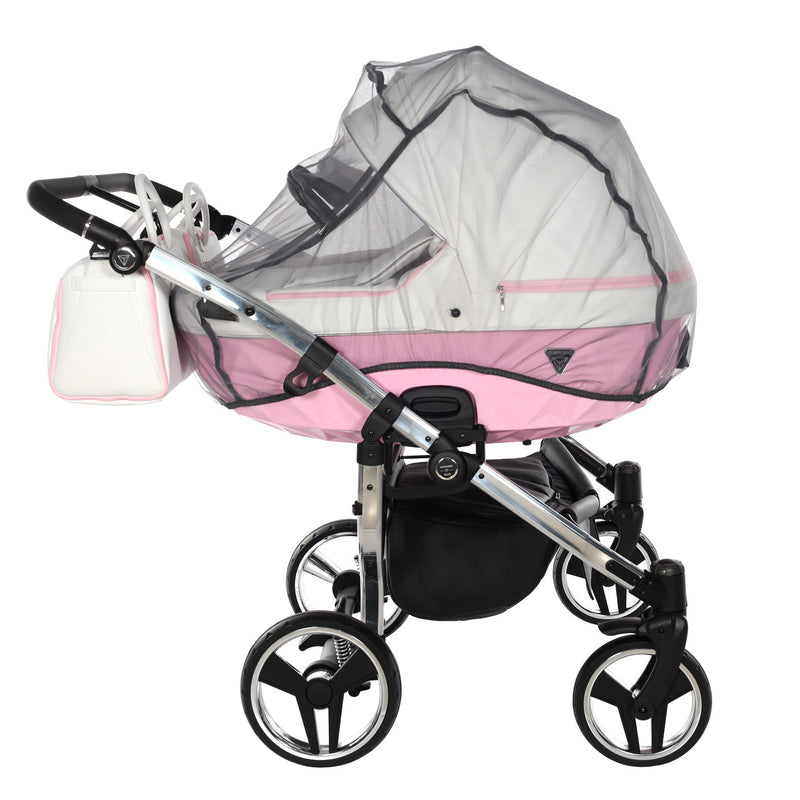 JUNAMA CANDY DUO PINK - 2IN1 (2 X CARRYCOTS & 2 X SEAT UNITS)