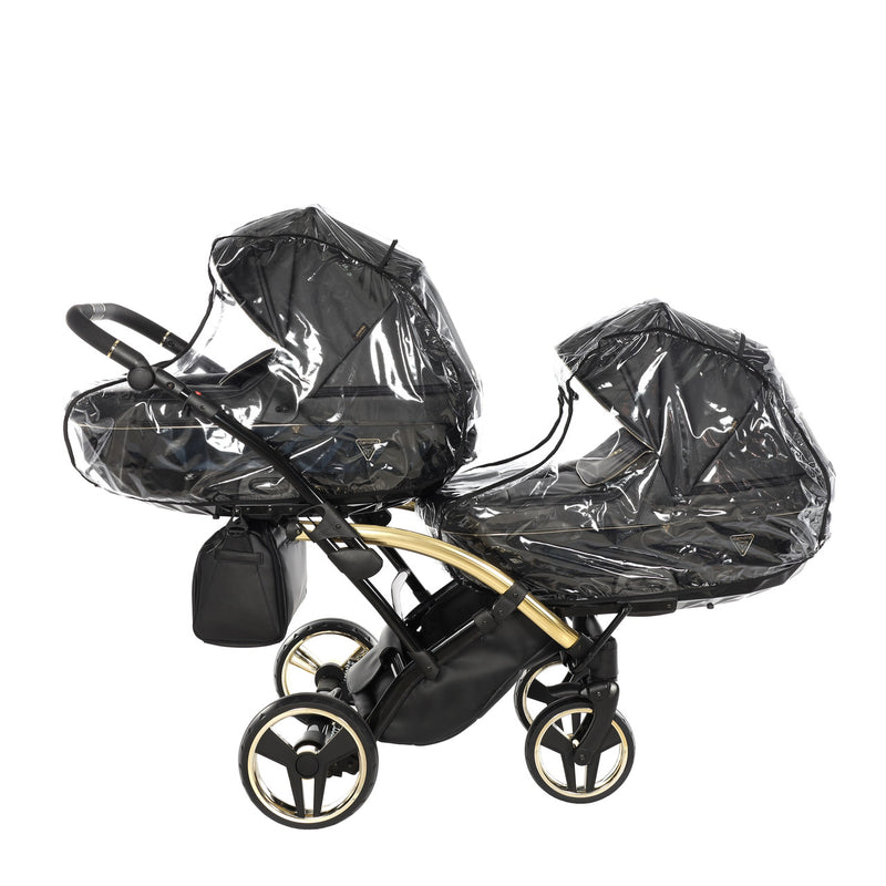 JUNAMA FLUO LINE BLACK GOLD DUO SLIM - 2IN1 (2 X CARRYCOTS & 2 X SEAT UNITS)