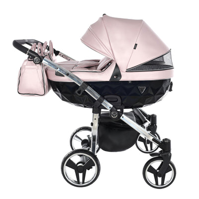 JUNAMA FLUO LINE DUO PINK - 2IN1 (2 X CARRYCOTS & 2 X SEAT UNITS)