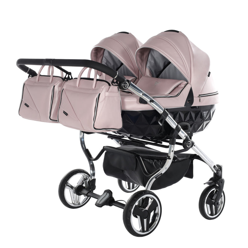 JUNAMA FLUO LINE DUO PINK - 2IN1 (2 X CARRYCOTS & 2 X SEAT UNITS)