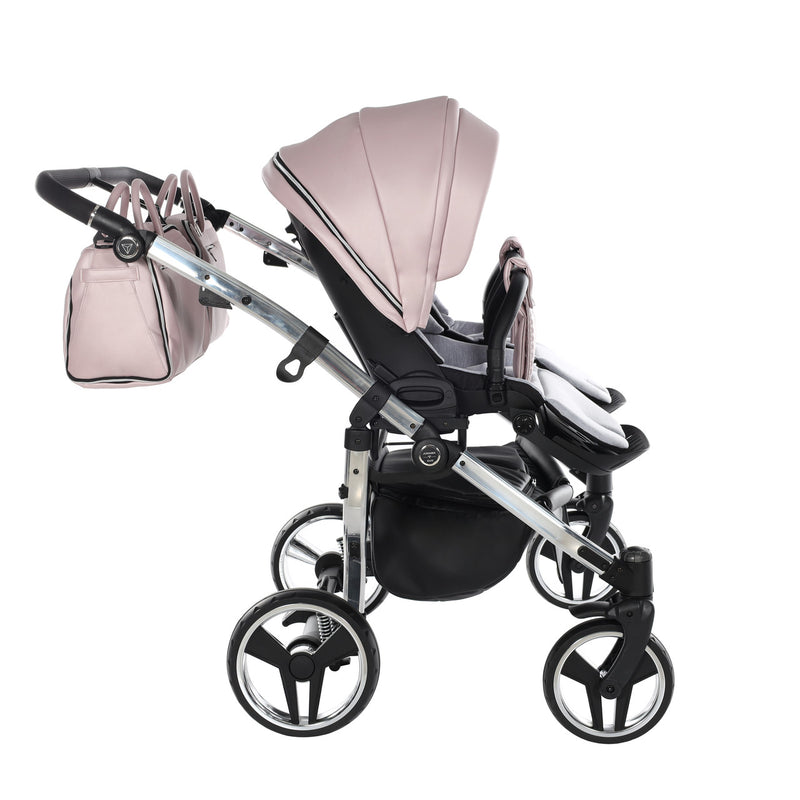 JUNAMA FLUO LINE DUO PINK - 2IN1 (2 X CARRYCOTS & 2 X SEAT UNITS)