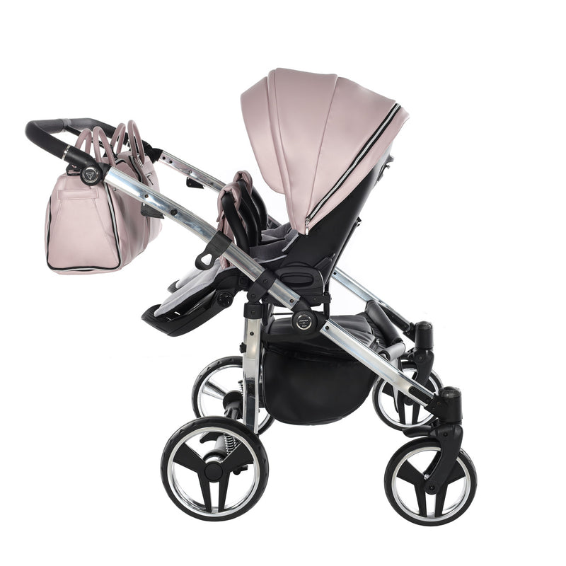 JUNAMA FLUO LINE DUO PINK - 2IN1 (2 X CARRYCOTS & 2 X SEAT UNITS)