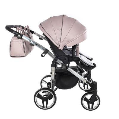 JUNAMA FLUO LINE DUO PINK - 2IN1 (2 X CARRYCOTS & 2 X SEAT UNITS)