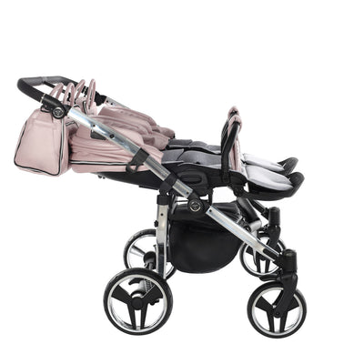 JUNAMA FLUO LINE DUO PINK - 2IN1 (2 X CARRYCOTS & 2 X SEAT UNITS)