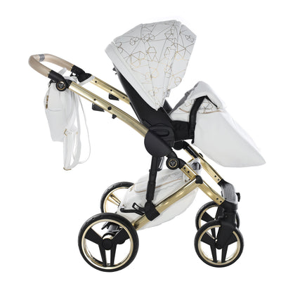 JUNAMA HEART WHITE GOLD - 4IN1 (INCLUDES CAR SEAT & ISOFIX BASE)