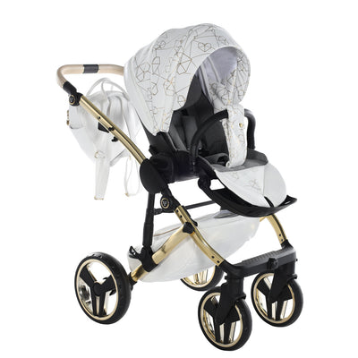 JUNAMA HEART WHITE GOLD - 4IN1 (INCLUDES CAR SEAT & ISOFIX BASE)