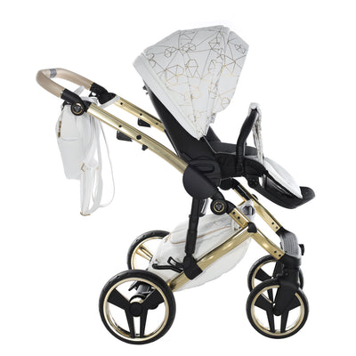 JUNAMA HEART WHITE GOLD - 4IN1 (INCLUDES CAR SEAT & ISOFIX BASE)