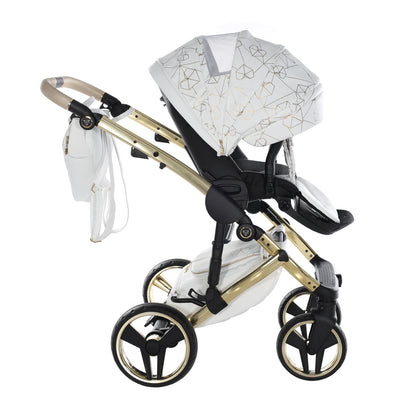 JUNAMA HEART WHITE GOLD - 3IN1 (INCLUDES CAR SEAT)