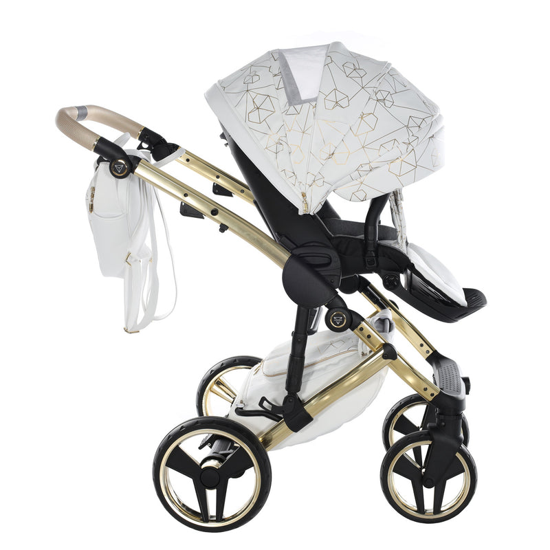 JUNAMA HEART WHITE GOLD - 4IN1 (INCLUDES CAR SEAT & ISOFIX BASE)