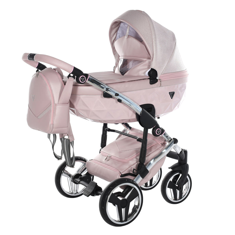 JUNAMA DOLCE PINK - 4IN1 (INCLUDES CAR SEAT & ISOFIX BASE)