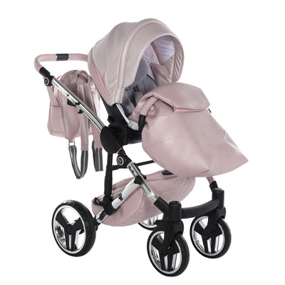 JUNAMA DOLCE PINK - 4IN1 (INCLUDES CAR SEAT & ISOFIX BASE)