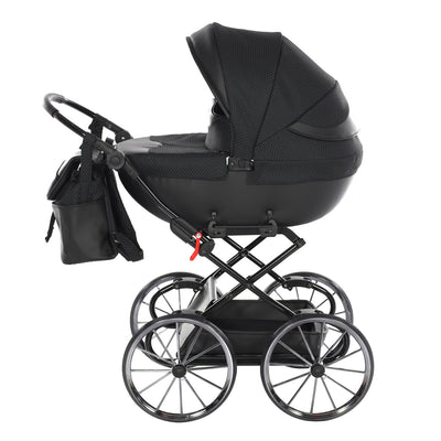 JUNAMA DOLCE BLACK DOLL'S PRAM