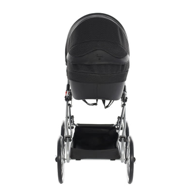 JUNAMA DOLCE BLACK SILVER DOLL'S PRAM