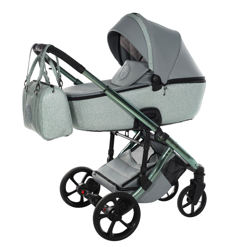 JUNAMA GLITTER MINT - 4IN1 (INCLUDES CAR SEAT & ISOFIX BASE)