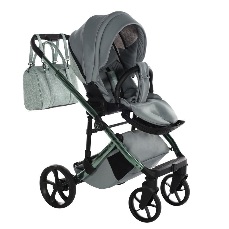 JUNAMA GLITTER MINT - 4IN1 (INCLUDES CAR SEAT & ISOFIX BASE)