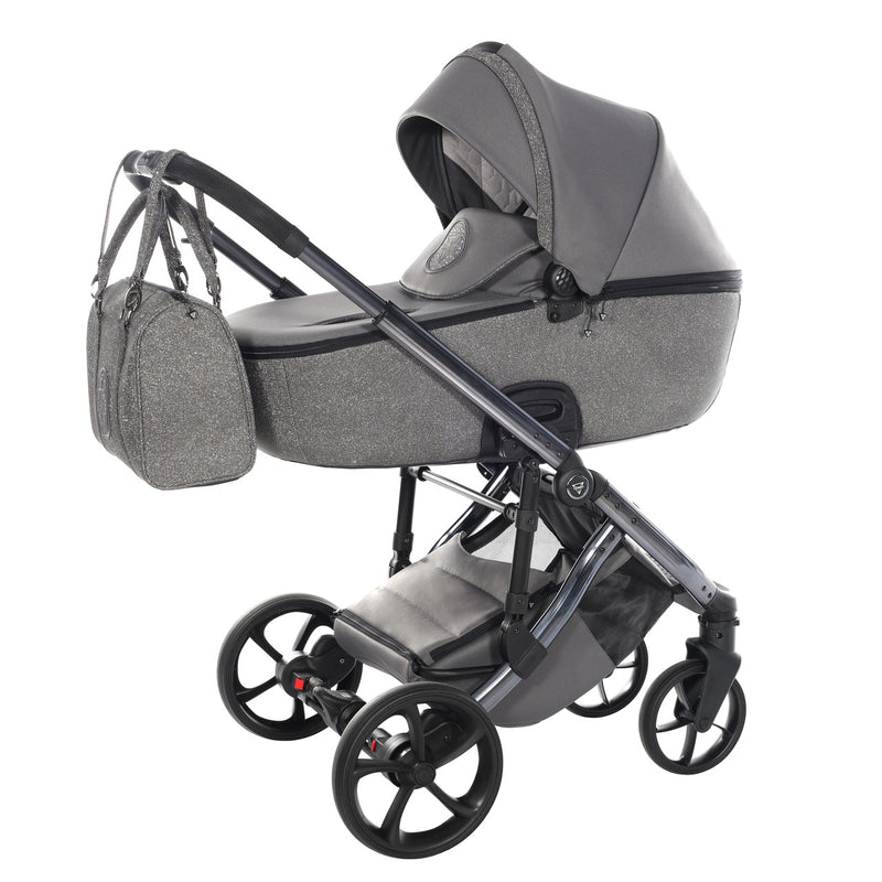 JUNAMA GLITTER GRAPHITE - 4IN1 (INCLUDES CAR SEAT & ISOFIX BASE)