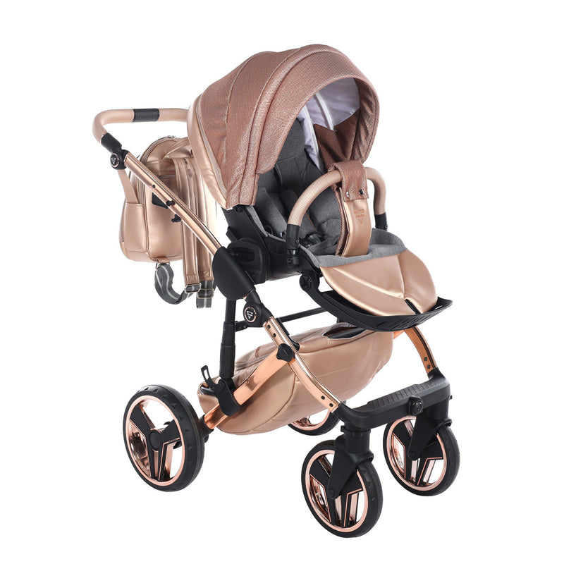 JUNAMA DOLCE ROSE GOLD - 4IN1 (INCLUDES CAR SEAT & ISOFIX BASE)