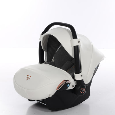 JUNAMA HANDCRAFT WHITE ROSE GOLD - 3IN1 (INCLUDES CAR SEAT)